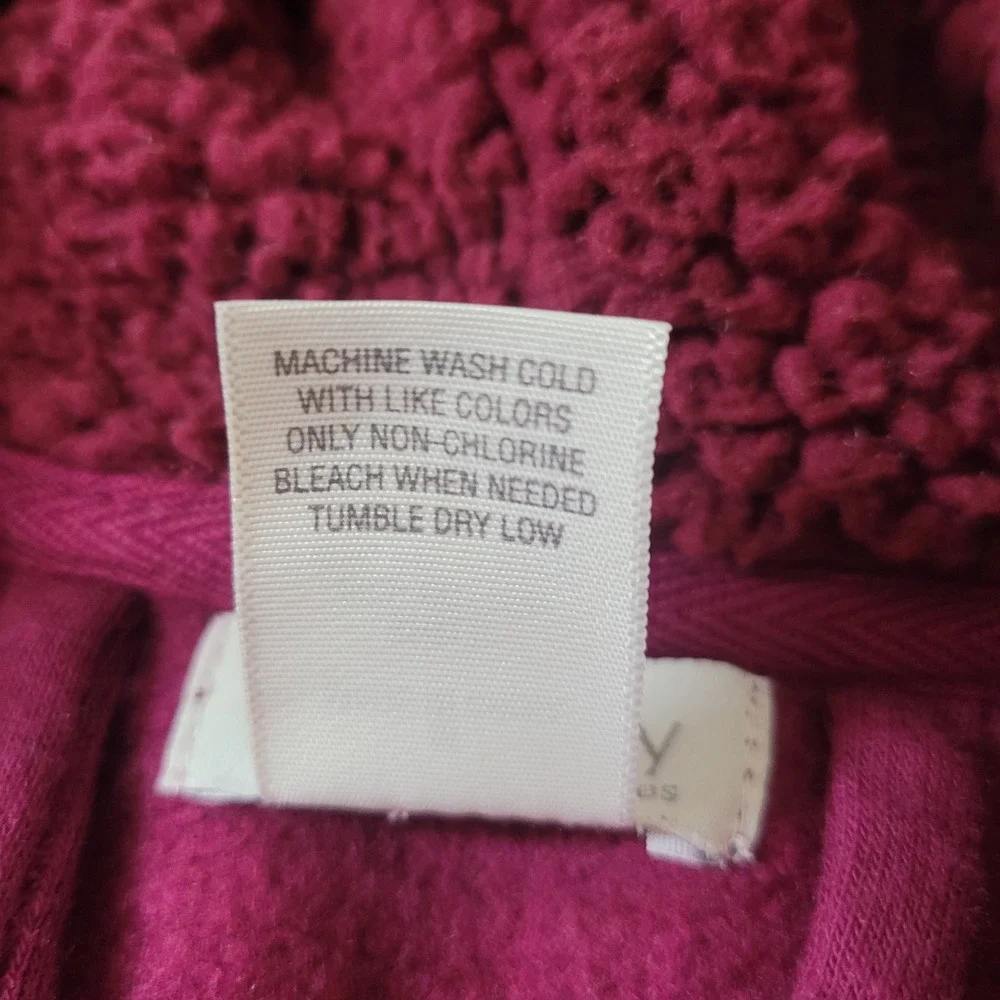 Relativity Size Medium Robe Set Womens Hooded Sherpa Trim Fleece 2-Pack RE1F173M